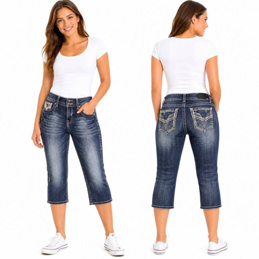 Vigoss Chelsea Capri Jeans Size 3/4